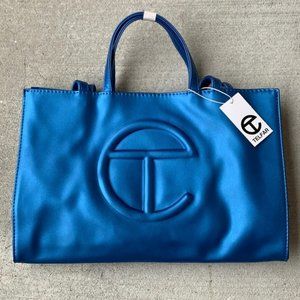 New Telfar Medium Cobalt Shopping Bag